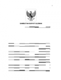 Himpunan Sambutan Bupati/Pejabat Bupati Sleman 2015