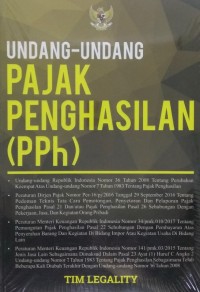 Undang-Undang Pajak Penghasilan (PPh)