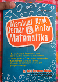 Membuat Anak Gemar & Pintar Matematika