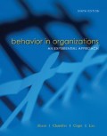 Behavior In Organizations : An Experiential Approach