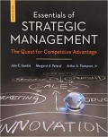 Essenttials Of Strategic Management: The Quest For Competitive Advantage