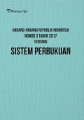 Undang-Undang Republik Indonesia No.3 Tahun 2017 tentang Sistem Perbukuan