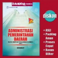 ADMINISTRASI PEMERINTAHAN DAERAH