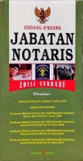 Undang-Undang Jabatan Notaris