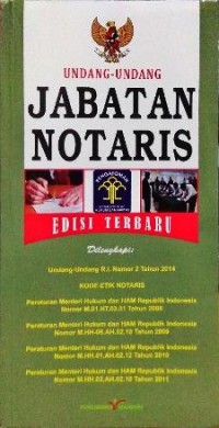 Undang-Undang Jabatan Notaris