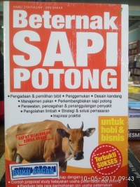 Beternak Sapi Potong Untuk Hobi & Bisnis