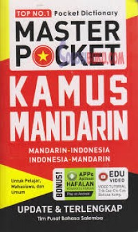 Master Pocket Kamus Mandarin