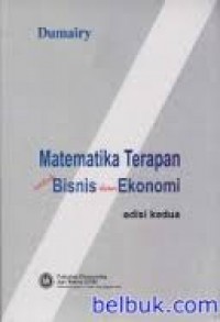 Matematika Terapan untuk Bisnis dan Ekonomi