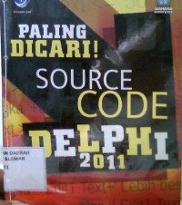 Paling Dicari! Source Code Delphi 2011