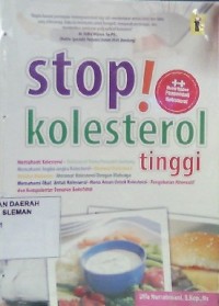 Stop Kolesterol Tinggi