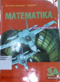 Matematika untuk SMP Kelas IX 3A