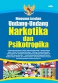 Undang-Undang Narkotika dan Psikotropika