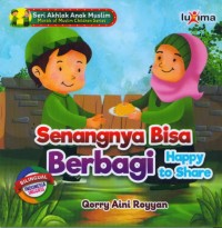 Senangnya bisa berbagi=happy to share