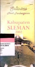 Selintas Hasil Pembangunan Kabupaten Sleman 2002