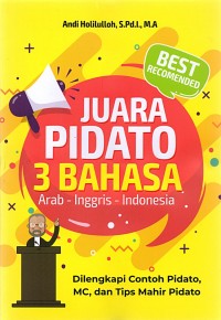 Juara pidato 3 bahasa: Arab-Inggris-Indonesia