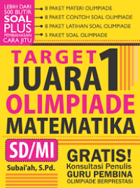 Target Juara 1 Olimpiade Matematika SD/MI