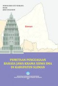 Pemetaan penguasaan bahasa jawa krama siswa SMA di Kabupaten Sleman