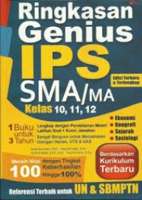 Ringkasan Genius IPS SMA/MA Kelas 10,11,12